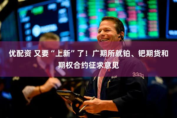 优配资 又要“上新”了！广期所就铂、钯期货和期权合约征求意见